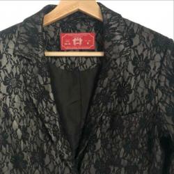 Kanten bloemen jasje van EDC Esprit - mt S