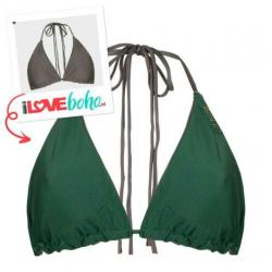BOHO bikini’s top 2020 Triangel – grijs groen - dubbelzijdig
