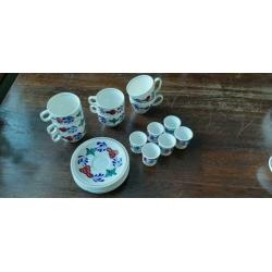 Boerenbont servies Boch & Maastricht