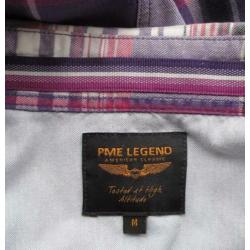 Paars geruit overhemd van PME Legend - mt M