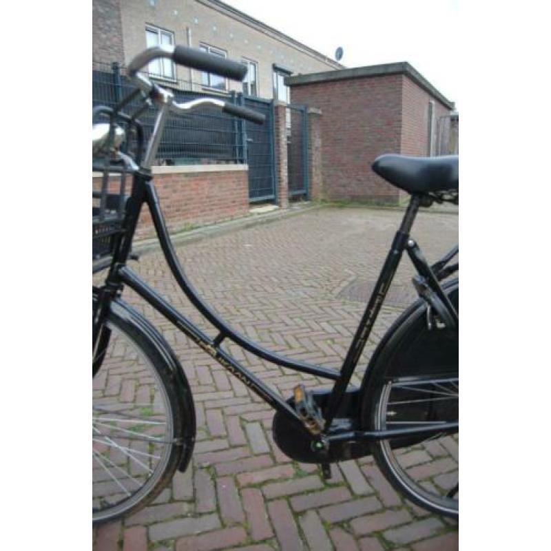 OMA Fiets Terugtraprem 28 inch voordrager en krat