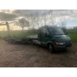 Iveco Daily met BE oplegger