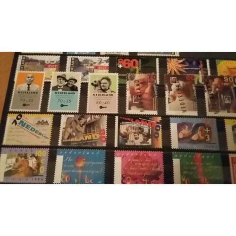 Nederland serie zomerpostzegels postfris jaren 1990-2000