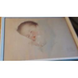 3 puntgave  pastel werken  van bessie  peage gutmann .  alle