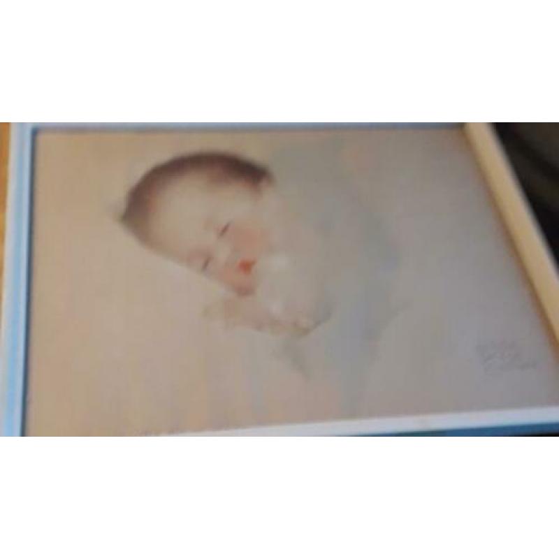 3 puntgave  pastel werken  van bessie  peage gutmann .  alle