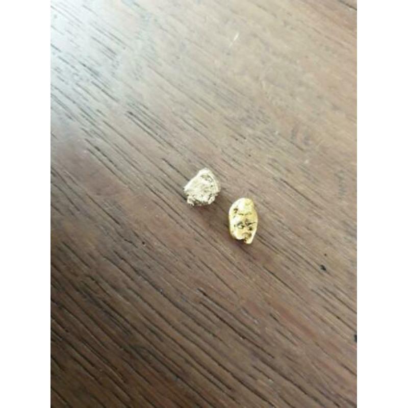 Goudklomp ofwel goud nuggets te koop uit Alaska 1,28 gram