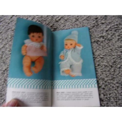 uniek FURGA mini babypoppen boekje jaren 60/vintage poppen