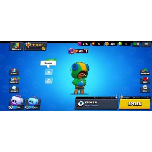Brawl stars account 14k plus trofeeën