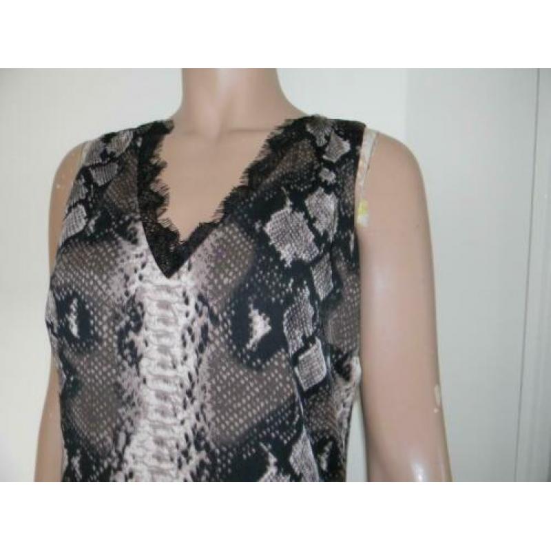 K-DESIGN jurk met dierenprint MAAT L ALS NIEUW