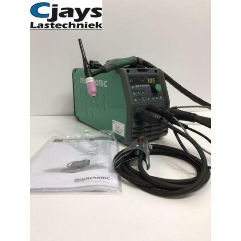NIEUW Migatronic Focus 200 Tig ac/dc Pulse Lasapparaat