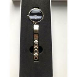 Ava meni petit dames horloge goud/zwart