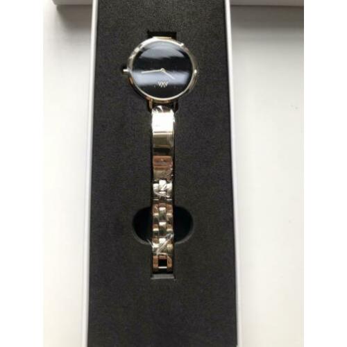 Ava meni petit dames horloge goud/zwart