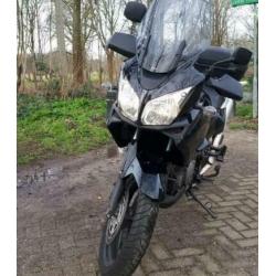Suzuki DL1000 V-Strom, Zwart, 20724km, Middenbok, Schadevrij