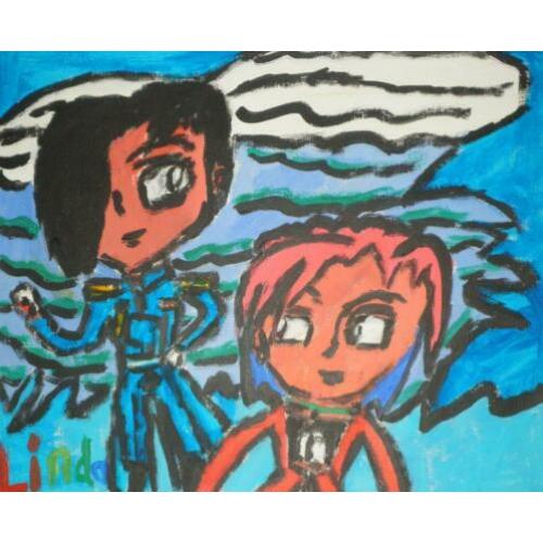 schilderij prins en prinses