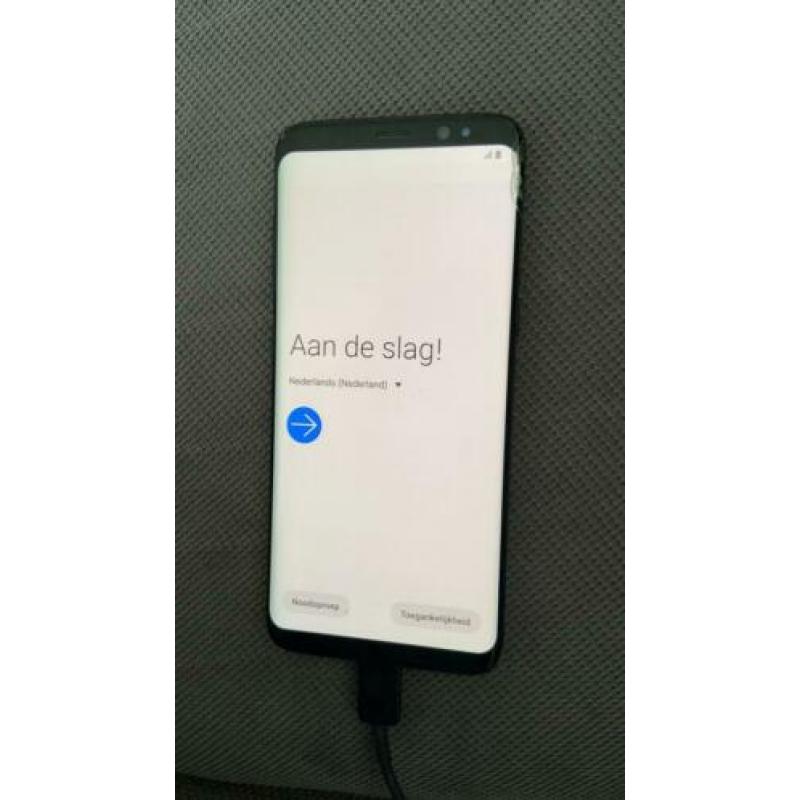 Samsung Galaxy S8 black 64gb + lader