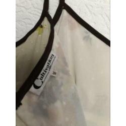 Maat m - cultivation elle - geel met bruine print