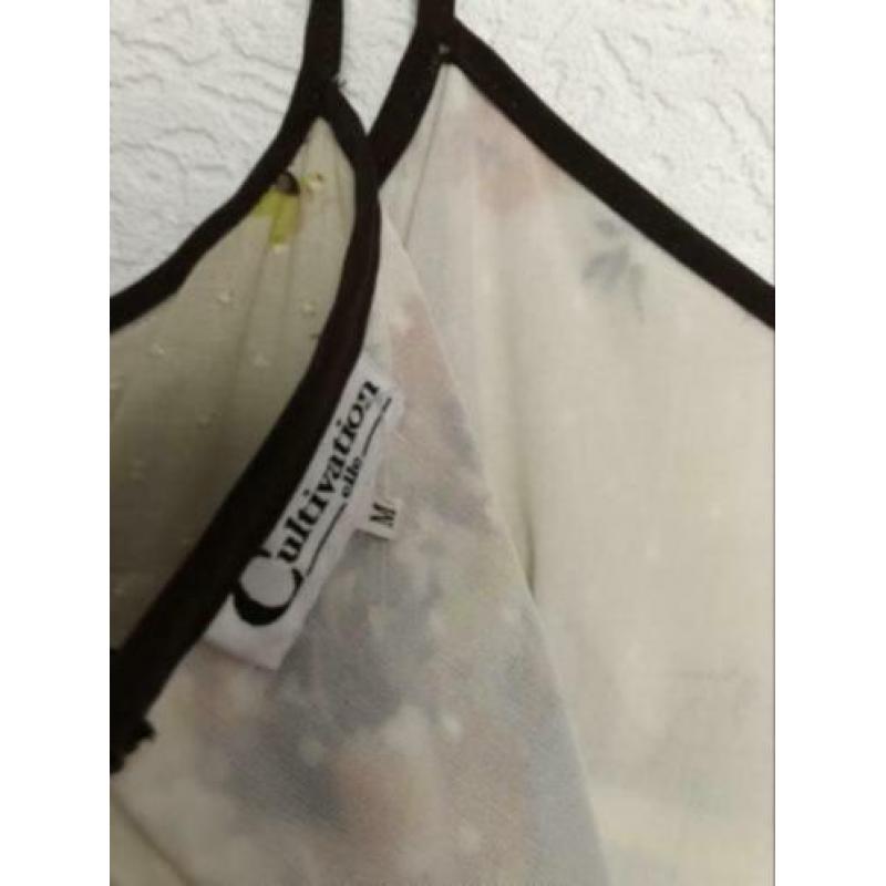 Maat m - cultivation elle - geel met bruine print