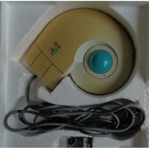 1992 vintage LOGITECH TRACKMAN T-CC2-9F stationary mouse PC