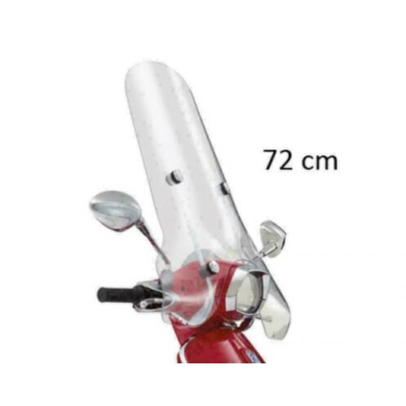 Vespa Sprint / Primavera windscherm hoog ORIGINEEL 72cm