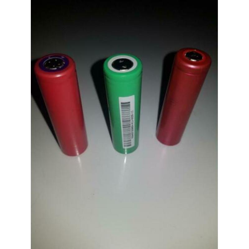18650 batterijen voor €1 pstk. werkt %100 en ze zijn getest.