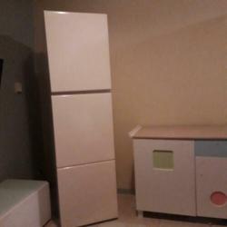 Siematic hoogglans keukenkast met inbouw koelkast