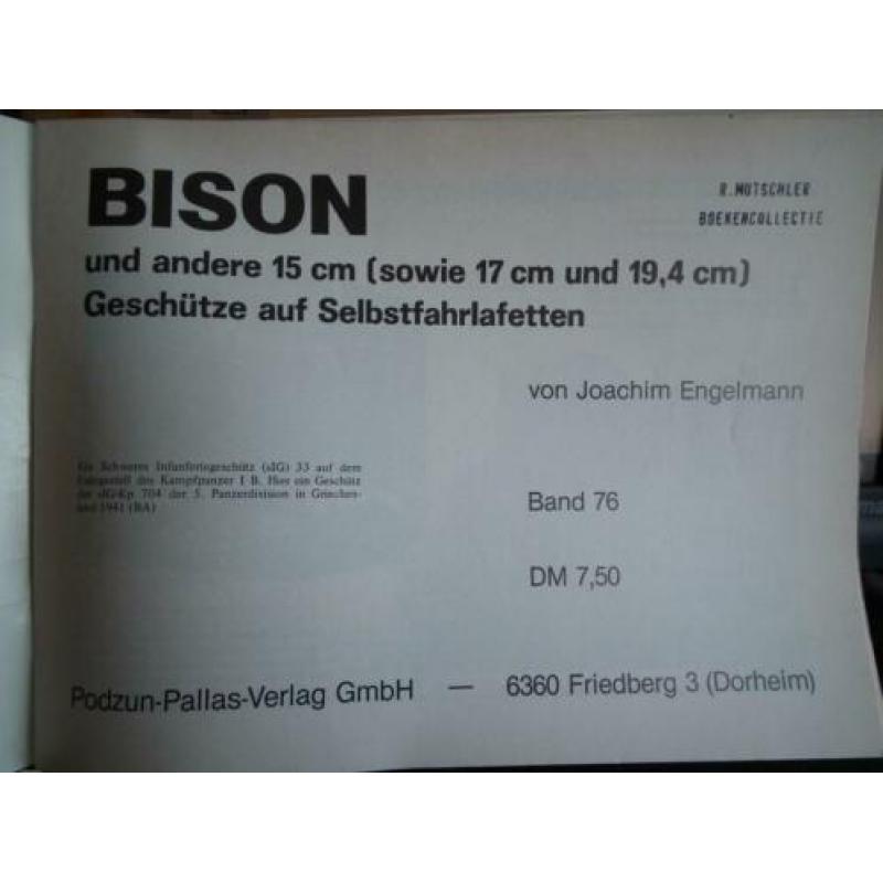 WaffenArsenal 76, BISON & ander 15 cm mobiel geschut