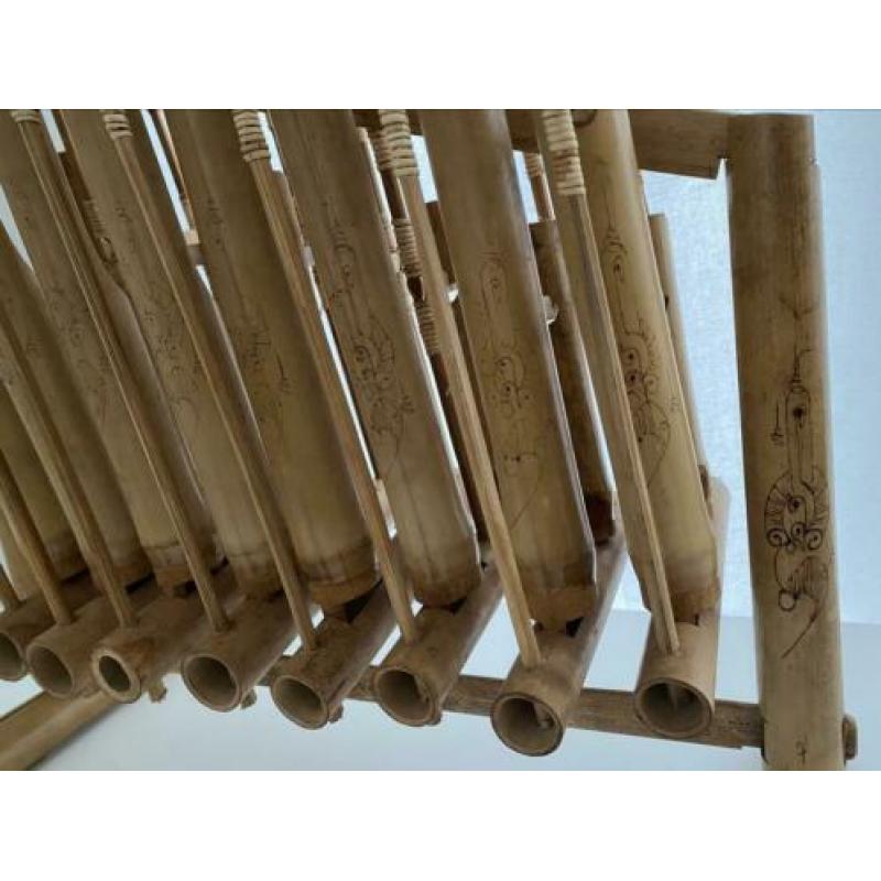 Anklung van bamboe