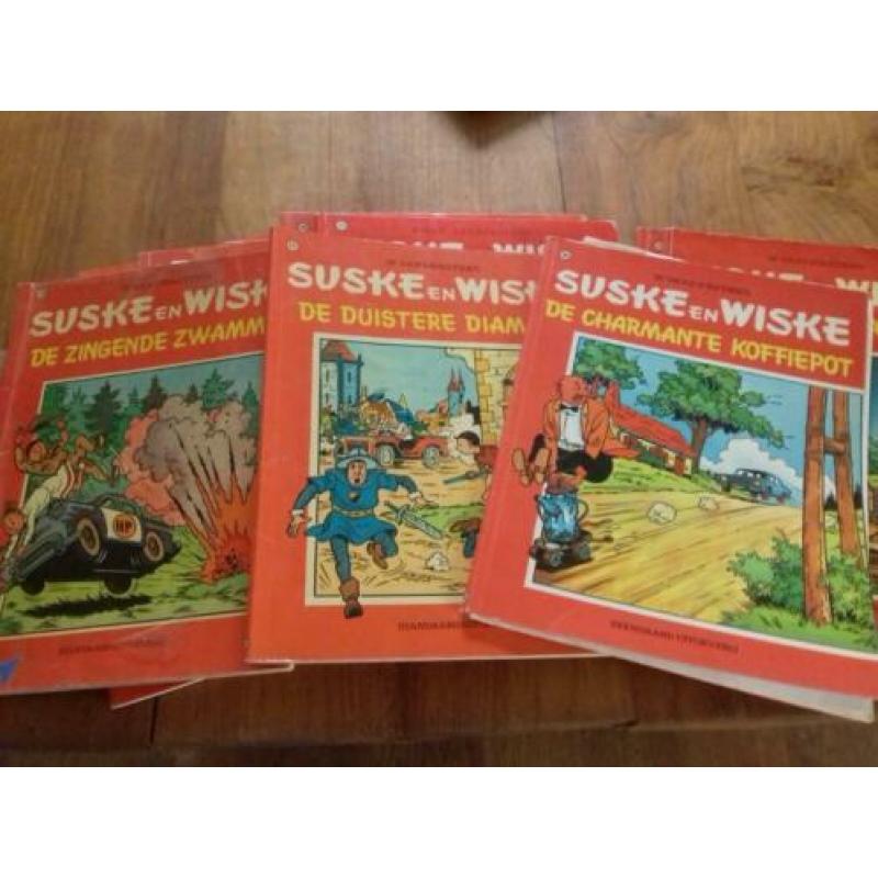 12 originele Suske en Wiske stripboeken