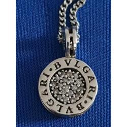 Mooie zilveren (835) ketting met zilveren (925) hanger !!!!!
