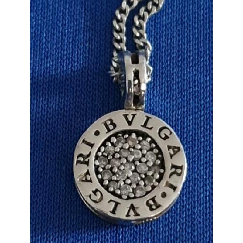 Mooie zilveren (835) ketting met zilveren (925) hanger !!!!!