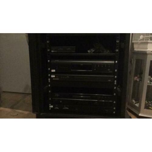 Denon blu ray speler en Denon cd speler in 19inch Rack