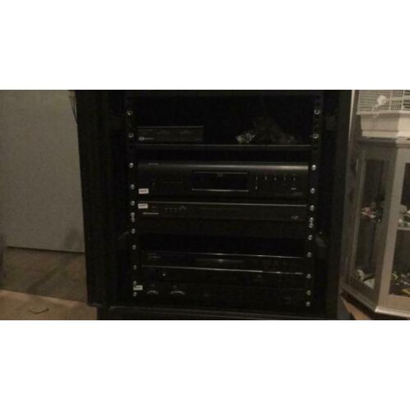 Denon blu ray speler en Denon cd speler in 19inch Rack