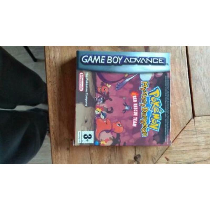 pokemon mystery dungeon red rescue team GBA CIB