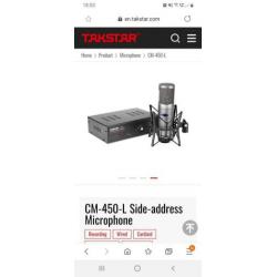 Takstar cm-40 grootmembraan condensator microfoon