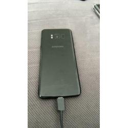 Samsung Galaxy S8 black 64gb + lader