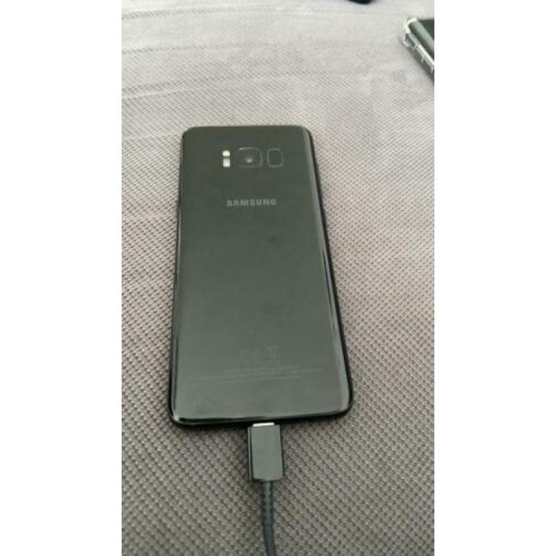 Samsung Galaxy S8 black 64gb + lader