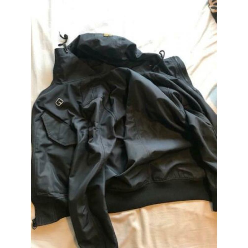 Blauwe G-star jas, maat M