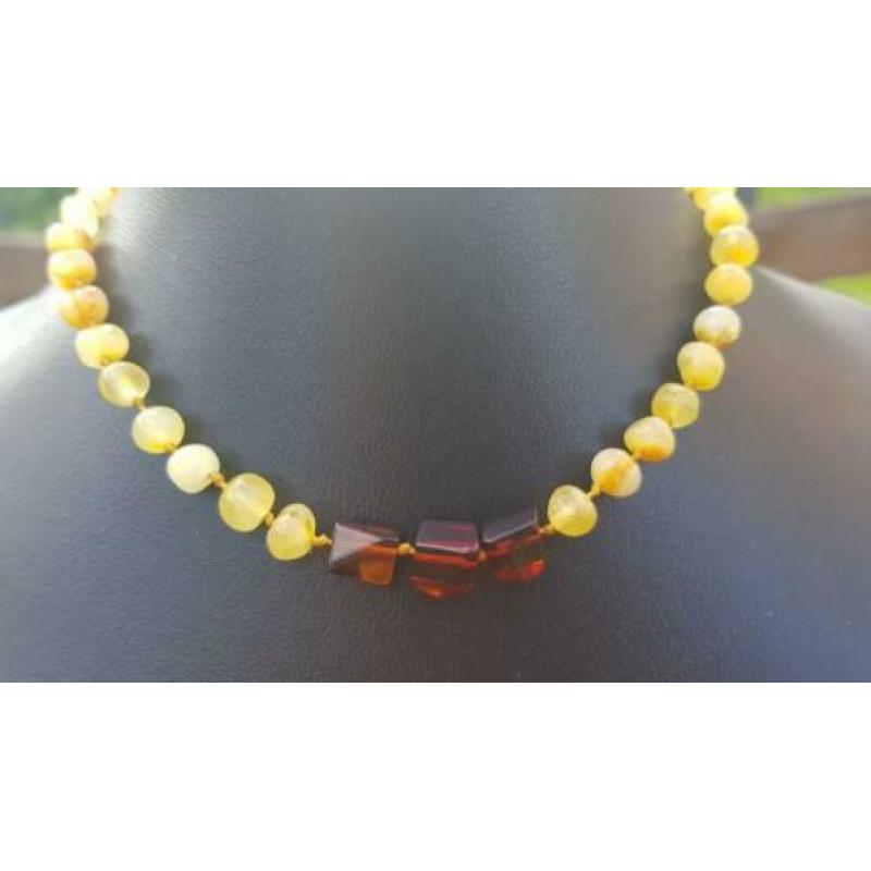?amber-barnsteen ketting/necklase voor kinderen/volwassenen?