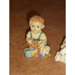 2 Beeldjes: Jongetje & Meisje [Kinderen] (10cm)