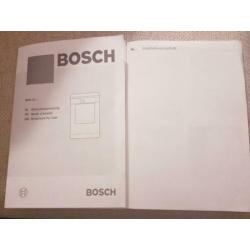 Wasdroger Bosch luchtafvoer