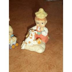 2 Beeldjes: Jongetje & Meisje [Kinderen] (10cm)