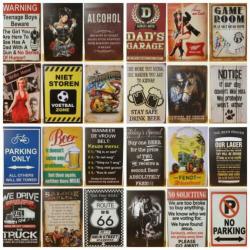 Depandable Service Pinup Bougie reclamebord van metaal 30x20