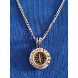 Mooie zilveren (835) ketting met zilveren (925) hanger !!!!!