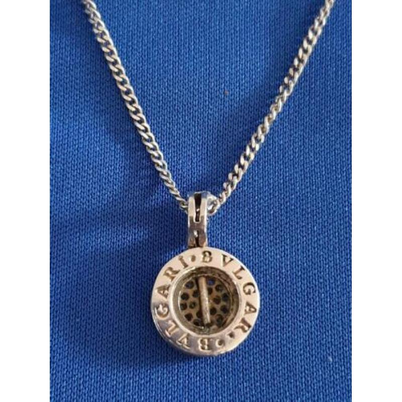 Mooie zilveren (835) ketting met zilveren (925) hanger !!!!!