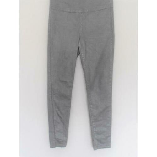 Pieces - superleuke skinny zilver grijze broek - mt 40