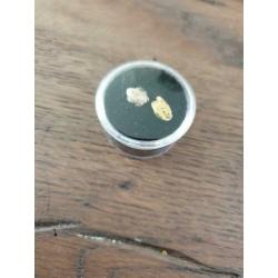Goudklomp ofwel goud nuggets te koop uit Alaska 1,28 gram