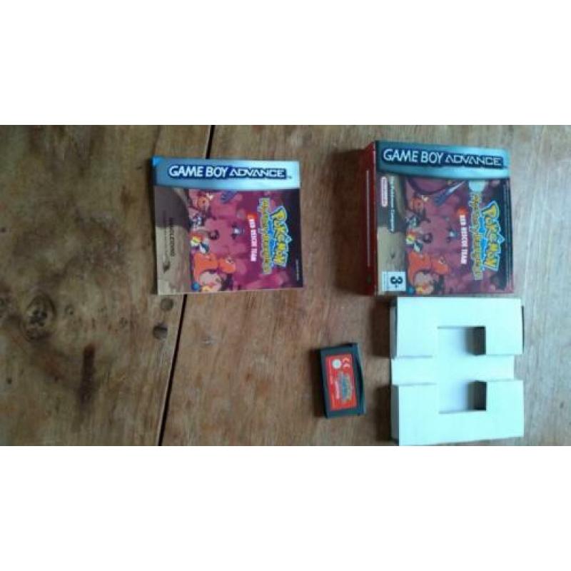 pokemon mystery dungeon red rescue team GBA CIB