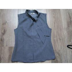 NIEUW zwart/wit + top van College Style (Emma) maat S.