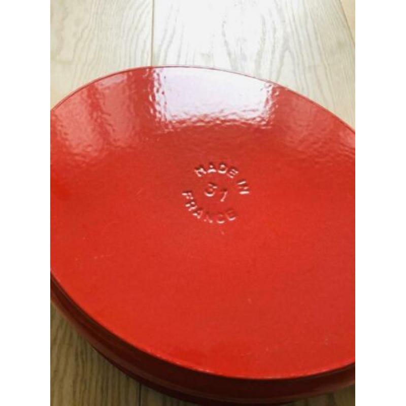 Braadpan Staub gietijzeren en geëmailleerd cocotte 31cm 5,4l