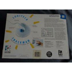 1992 vintage LOGITECH TRACKMAN T-CC2-9F stationary mouse PC